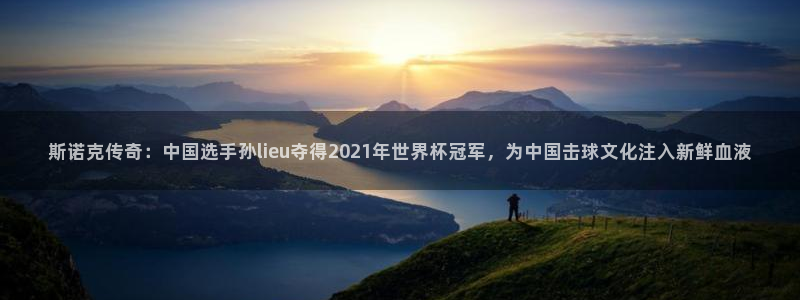 斯诺克传奇：中国选手孙lieu夺得2021年世界杯冠军，为中国击球文化注入新鲜血液