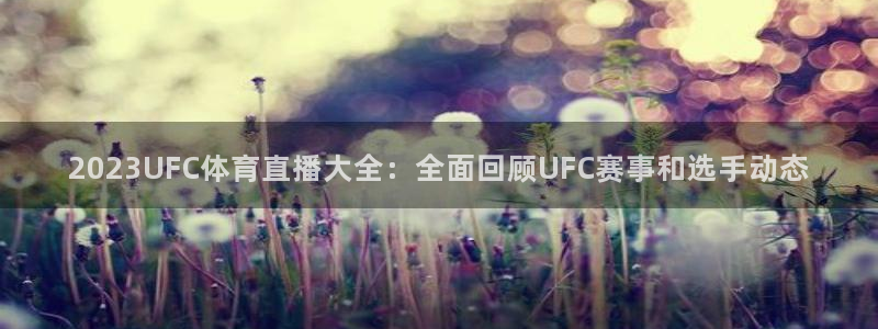 世界杯小组赛在哪里踢：2023UFC体育直播大全：全面回顾UFC赛事和选手动态